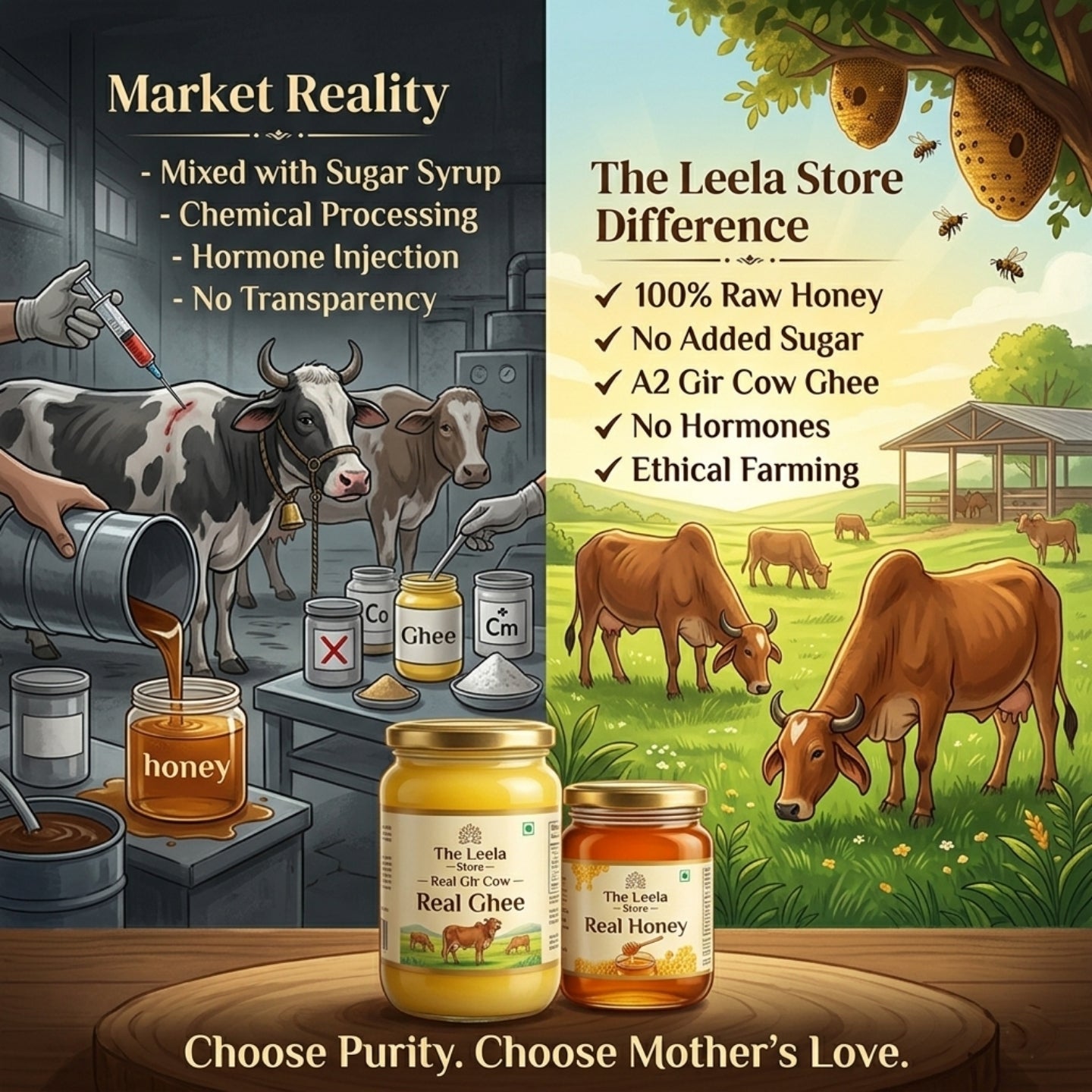 TLS Unprocessed Honey 1000GM