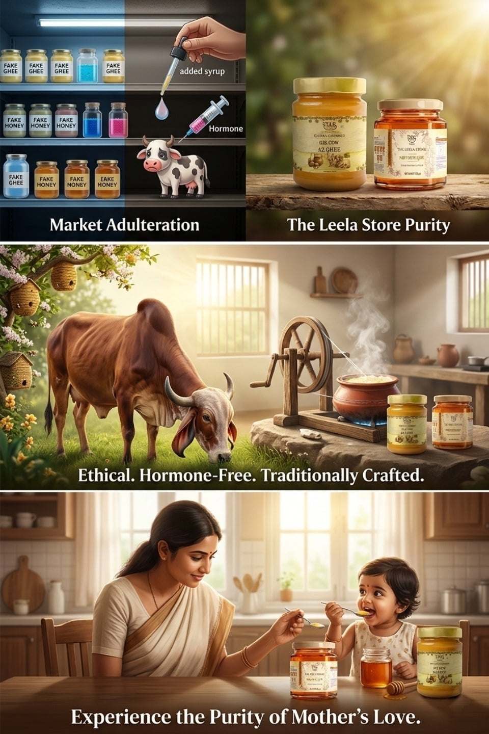 TLS A2 Gir Cow Ghee 500ML